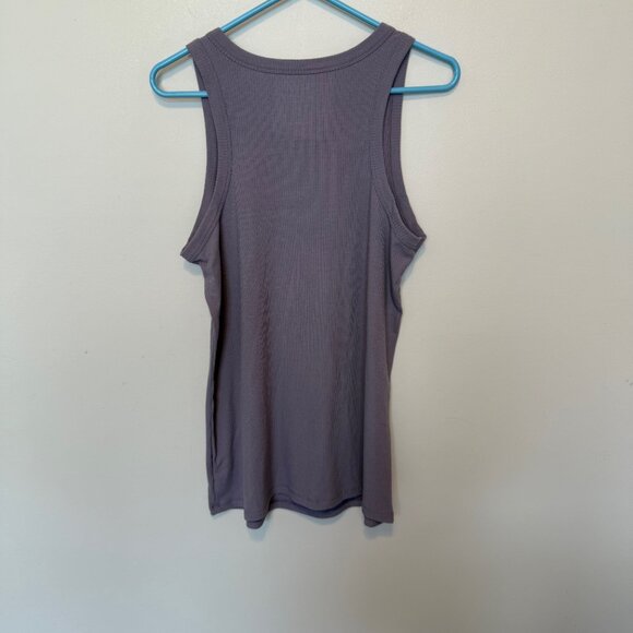๐ฑ 5 for $10. Torrid Super Soft Purple Rib Knit Tank Top - Picture 2 of 5